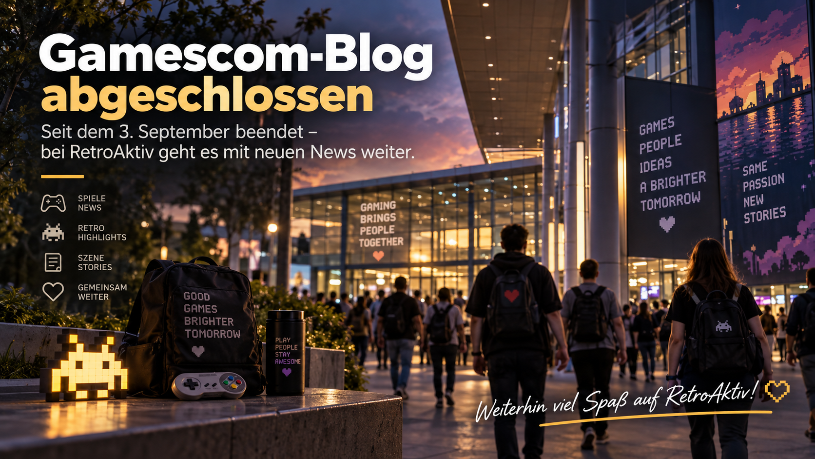 Gamescom-Blog abgeschlossen – weiter geht’s!